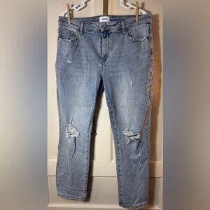 PISTOLA Millie Mid Rise Distressed Skinny Straight Indigo - 32